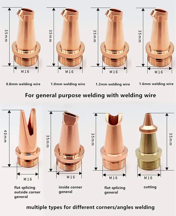 laser welding nozzle set for sup20s